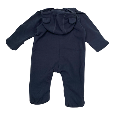 Mini A Ture matakua fleece jumpsuit, navy blue | 62cm