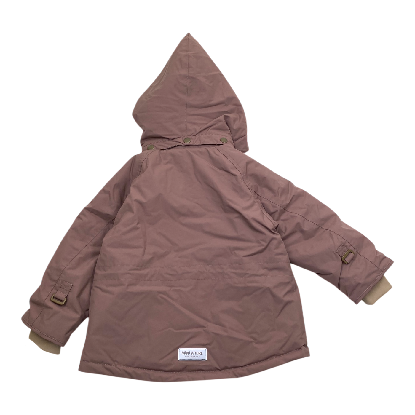 Mini A Ture matwang fleece lined winter anorak, rasberry | 92cm