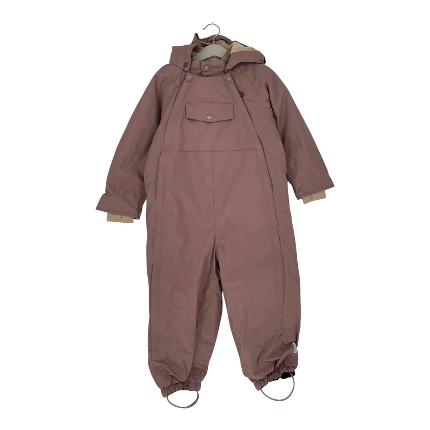 Mini A Ture matwisti fleece lined snowsuit, mauve | 104cm