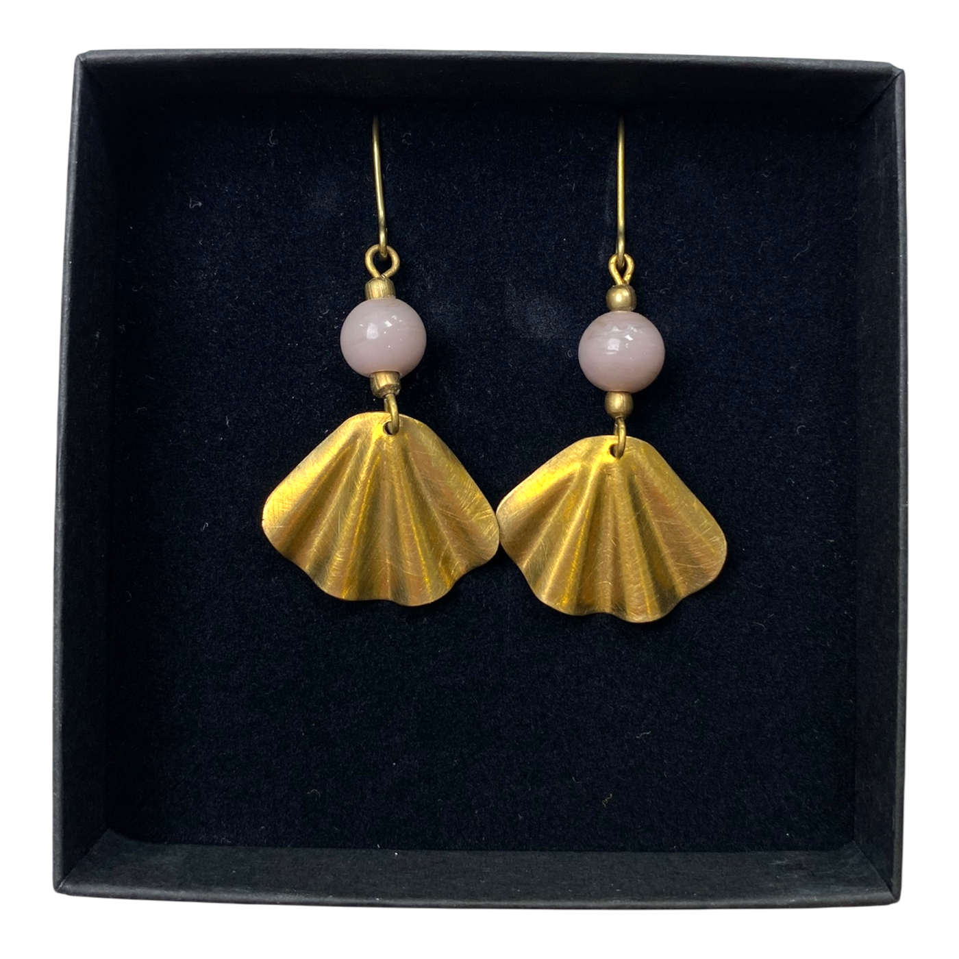 Kaiko azita earrings, bronze