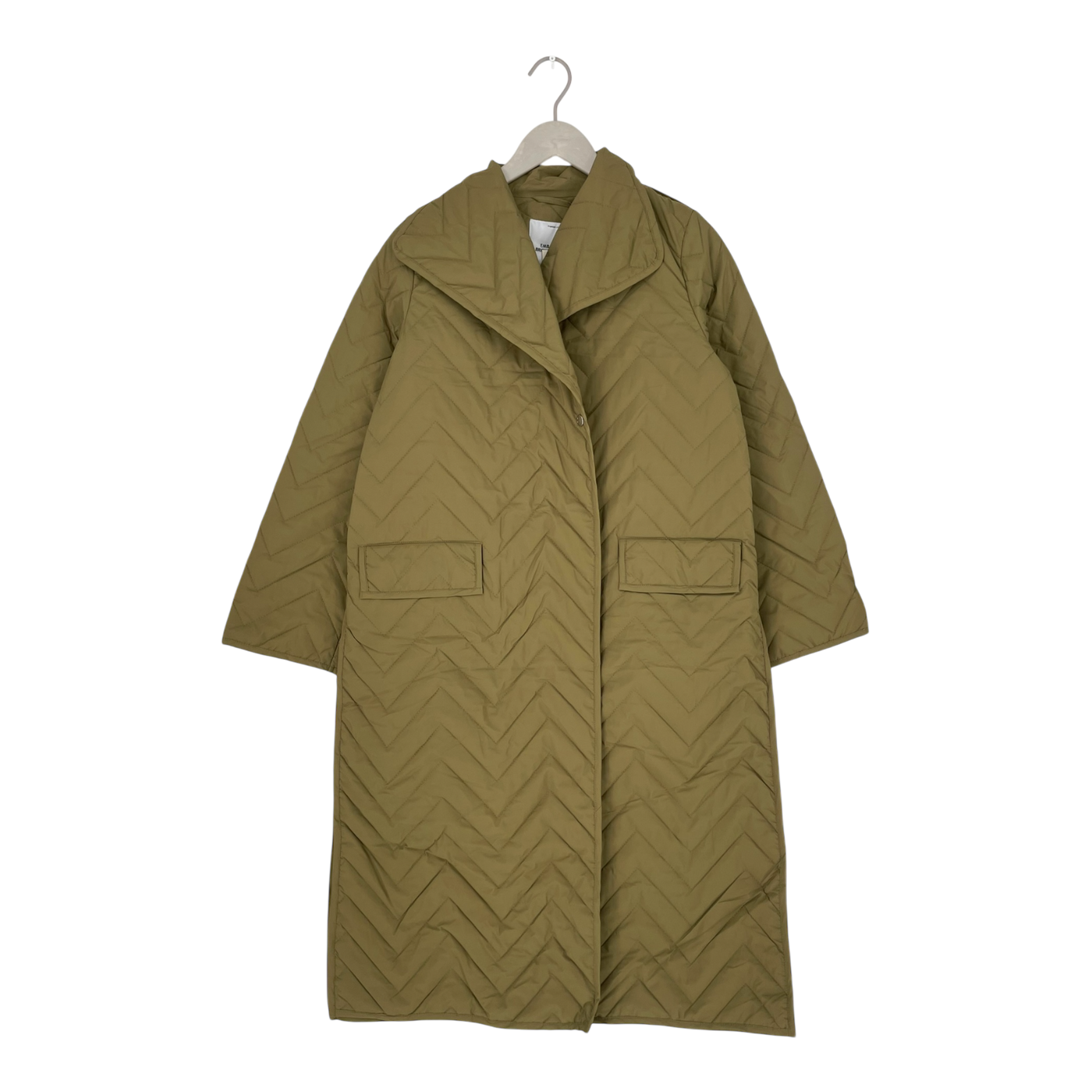 Embassy of Bricks and Logs dafni quilted coat, olive | woman S