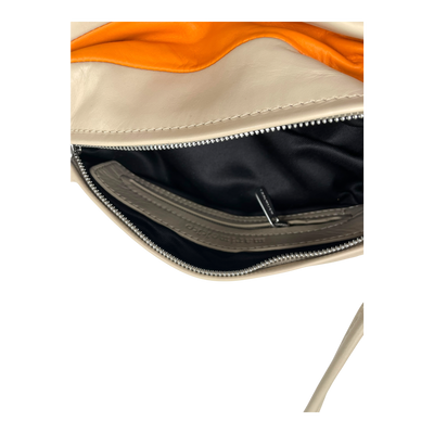 Marimekko pikku karla bag, beige/orange | small