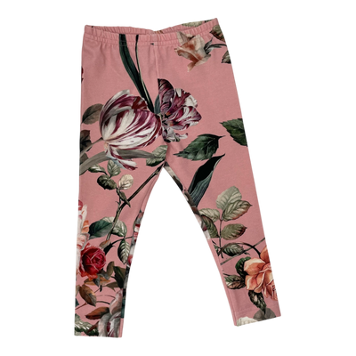 Metsola leggings, flowers | 86/92cm