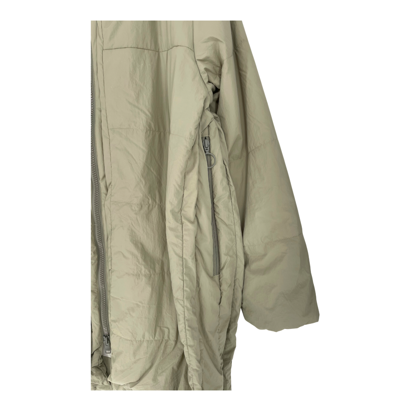 Embassy of Bricks and Logs largo puffer jacket, pale olive | unisex S