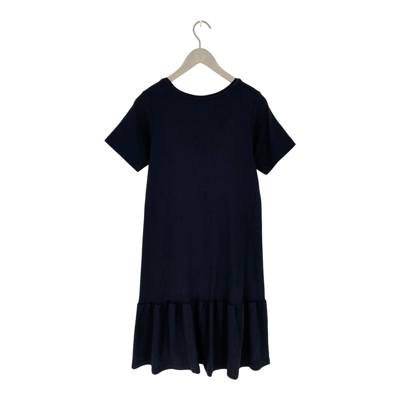 Kaiko ruffle sweat dress, black | woman XS