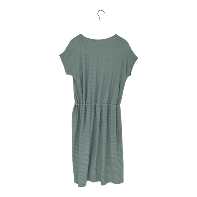 Papu geripptes T-Shirt-Kleid, Minzgrün | Frau m