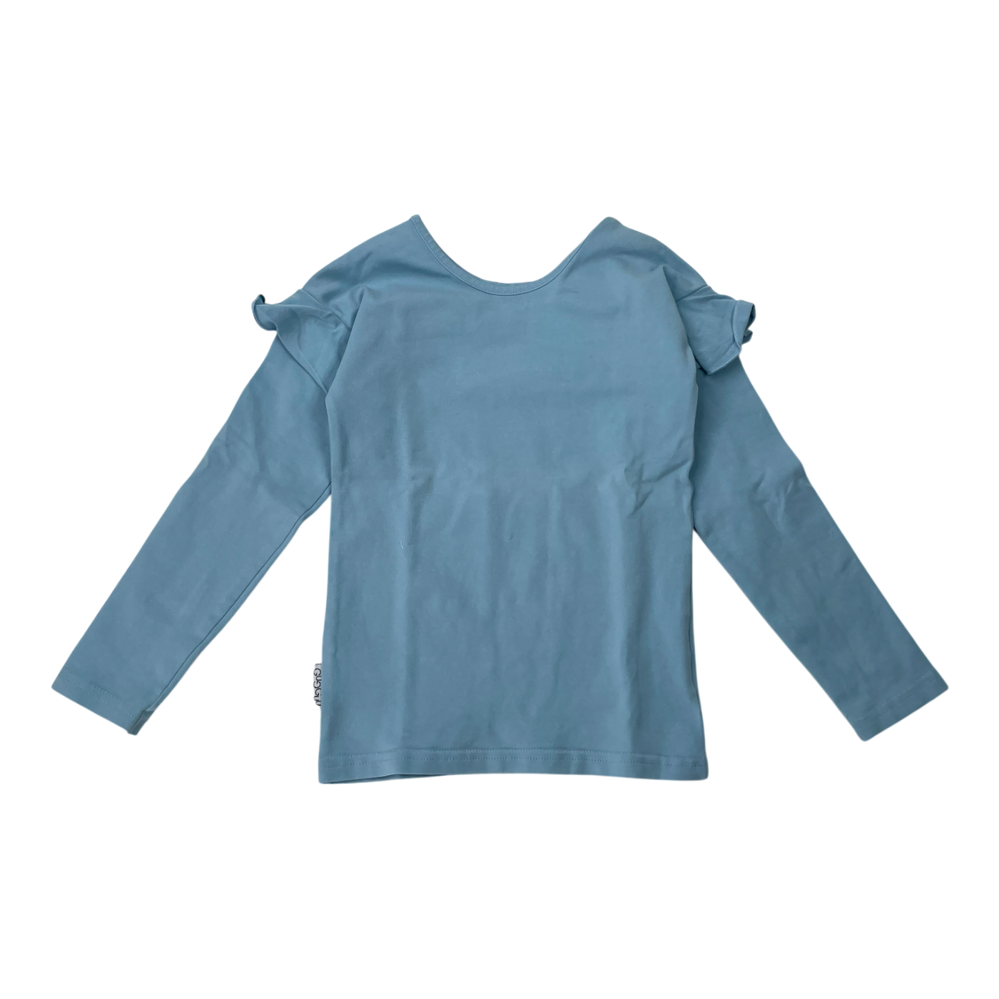 Gugguu frill shirt, sky blue | 98cm