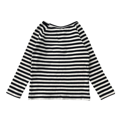 Metsola rib shirt, stripes | 98cm