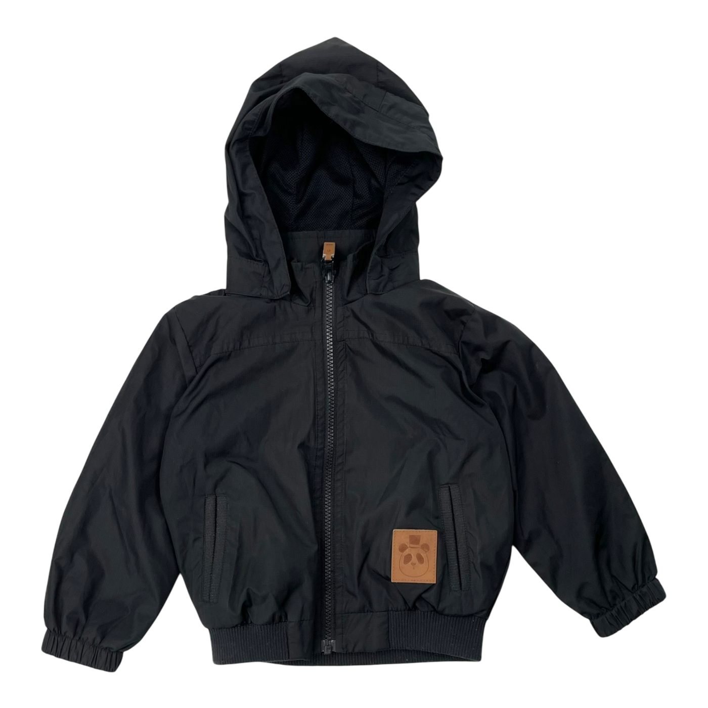 Mini Rodini wind jacket, black | 92/98cm