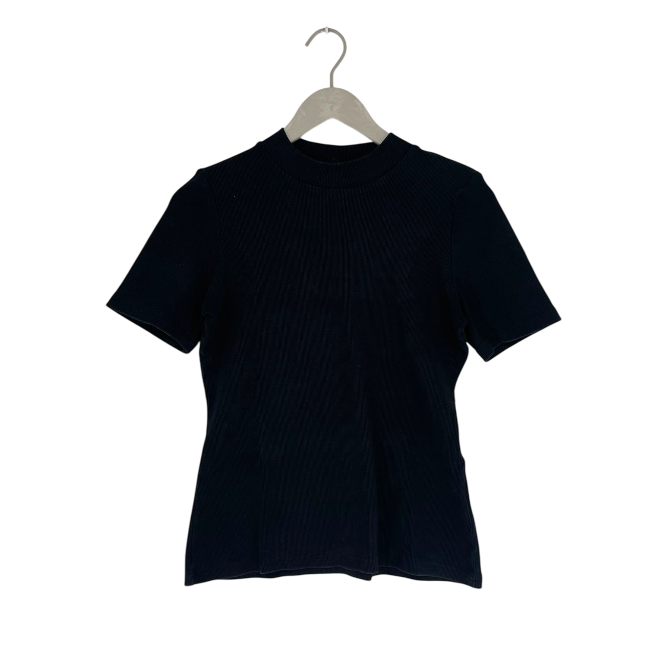 Aarre rib t-shirt, black | woman M