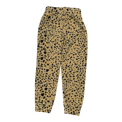 Mini Rodini fleece pants, leopard | 116/122cm