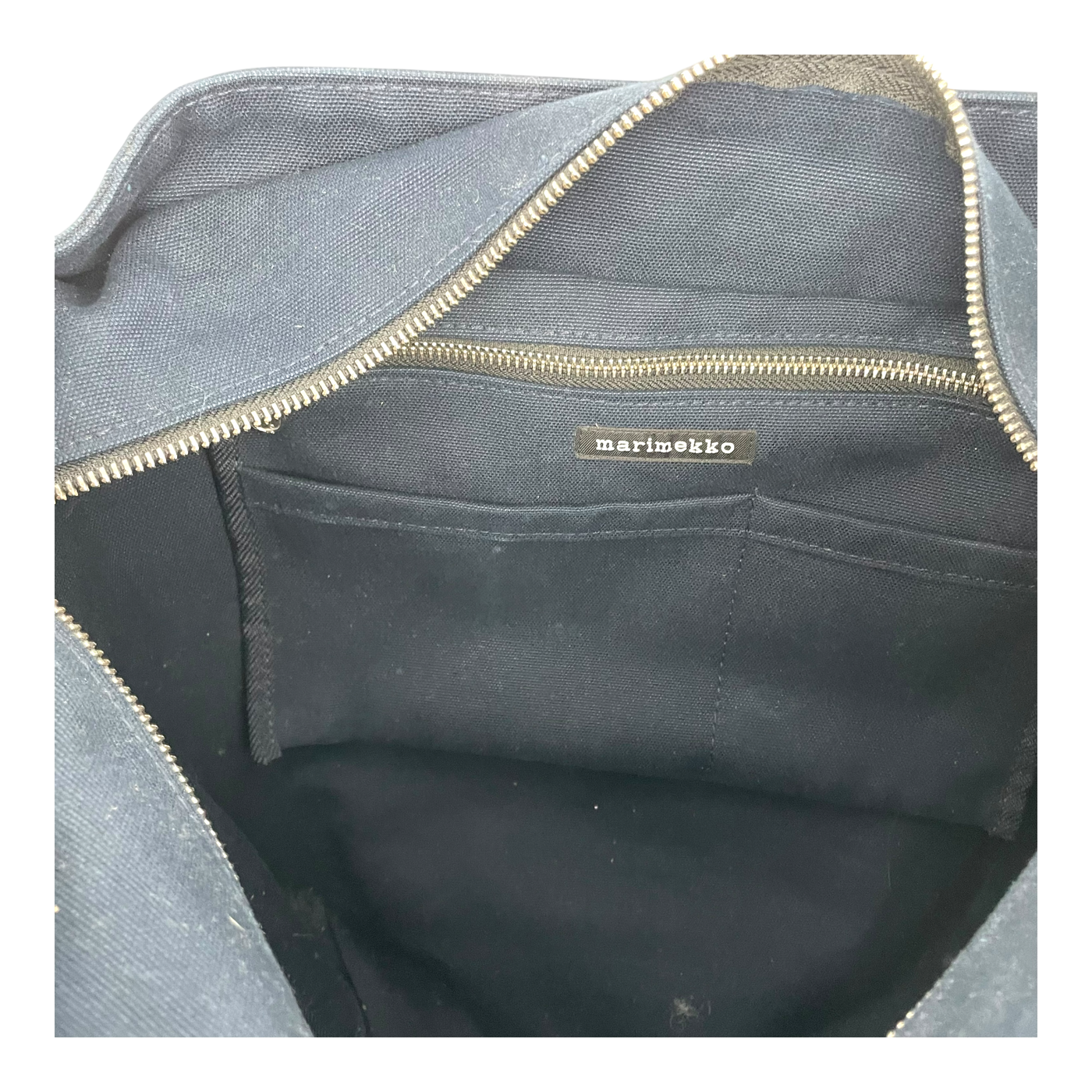 Marimekko mini weekender shoulder bag, midnight blue