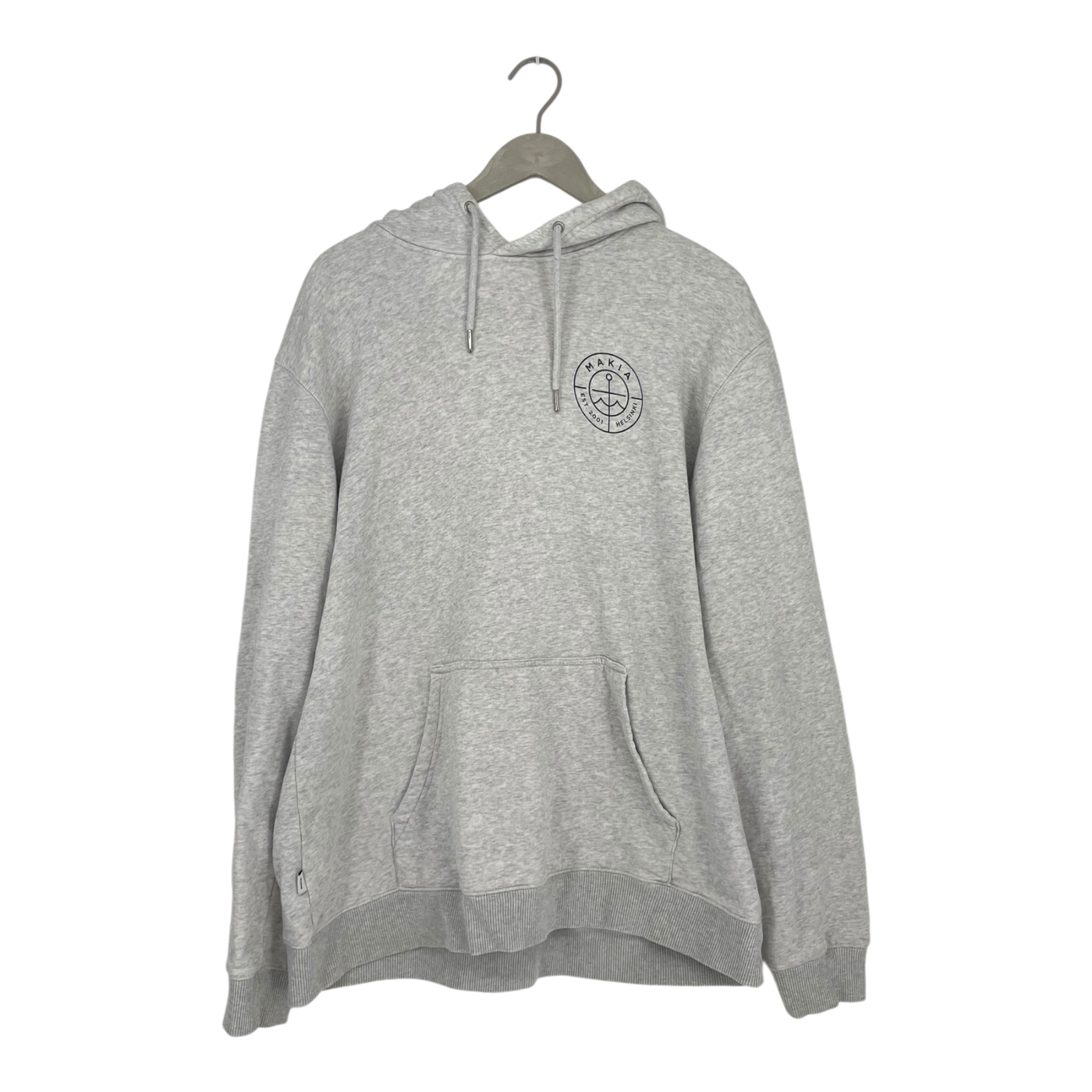 Makia hoodie, light grey | unisex XL