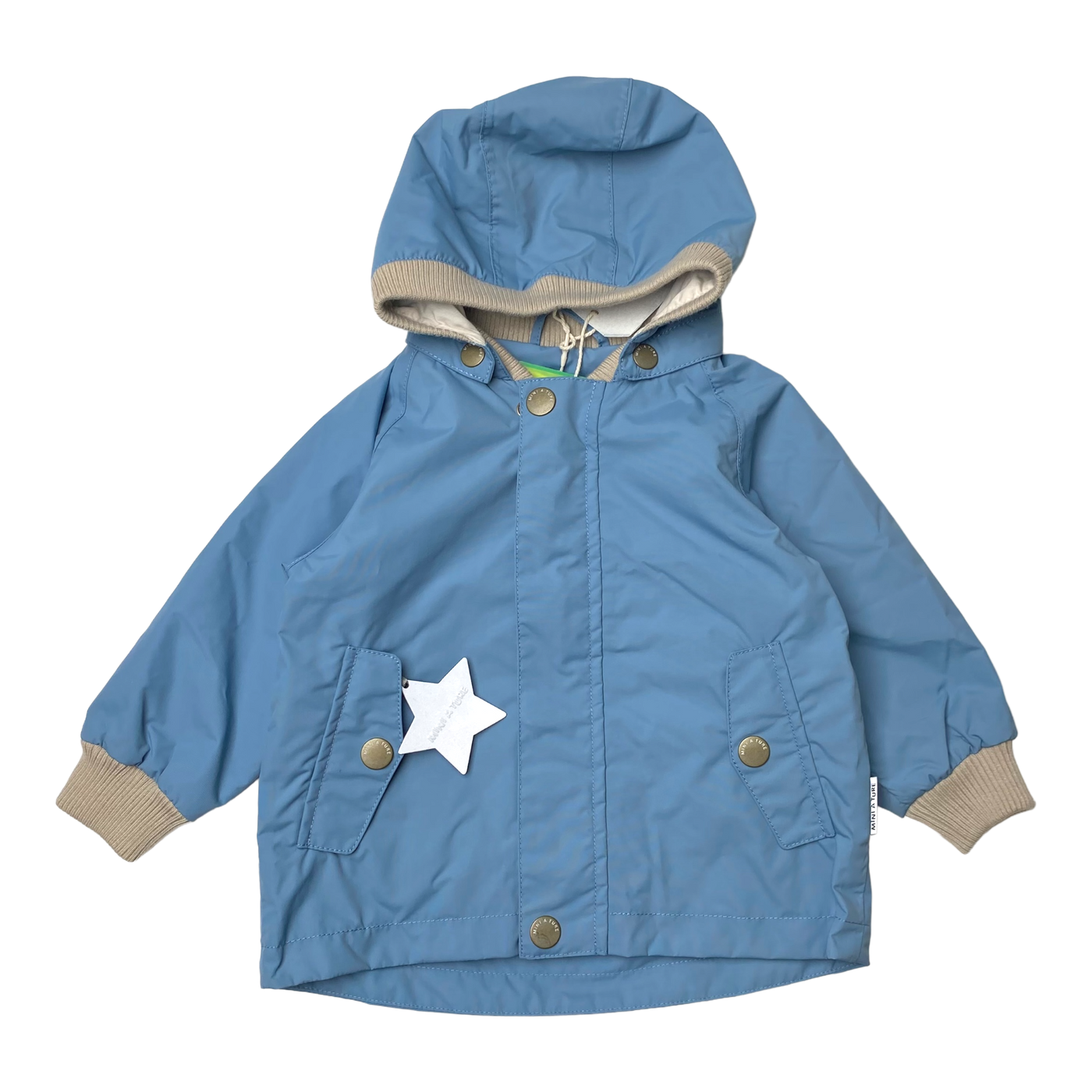 Mini A Ture wally midseason jacket, windward blue | 74cm