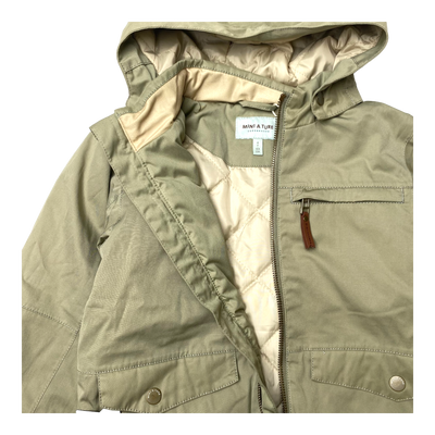 Mini A Ture alper spring parka, vert | 104cm