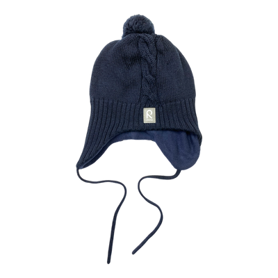 Reima wool beanie, navy blue | 48cm