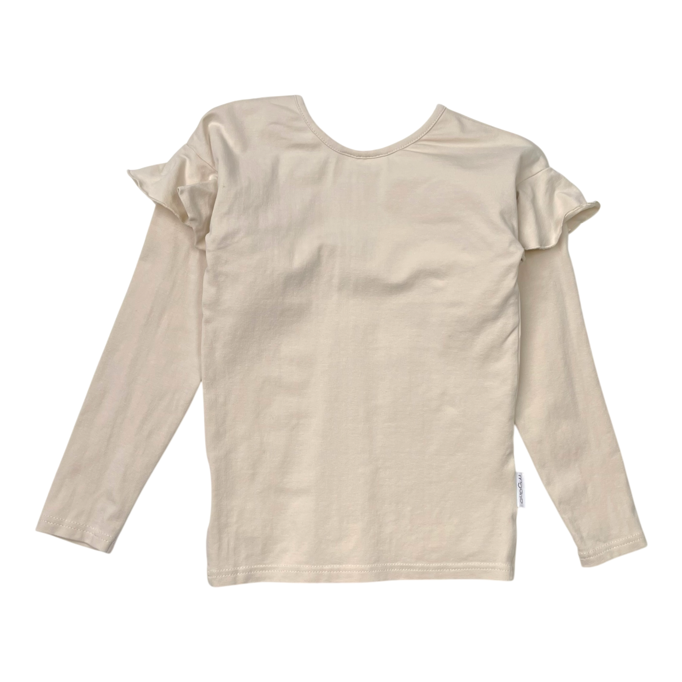 Gugguu frill shirt, almond | 104cm