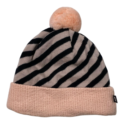 Papu merino pom beanie, misty rose | 3-5y