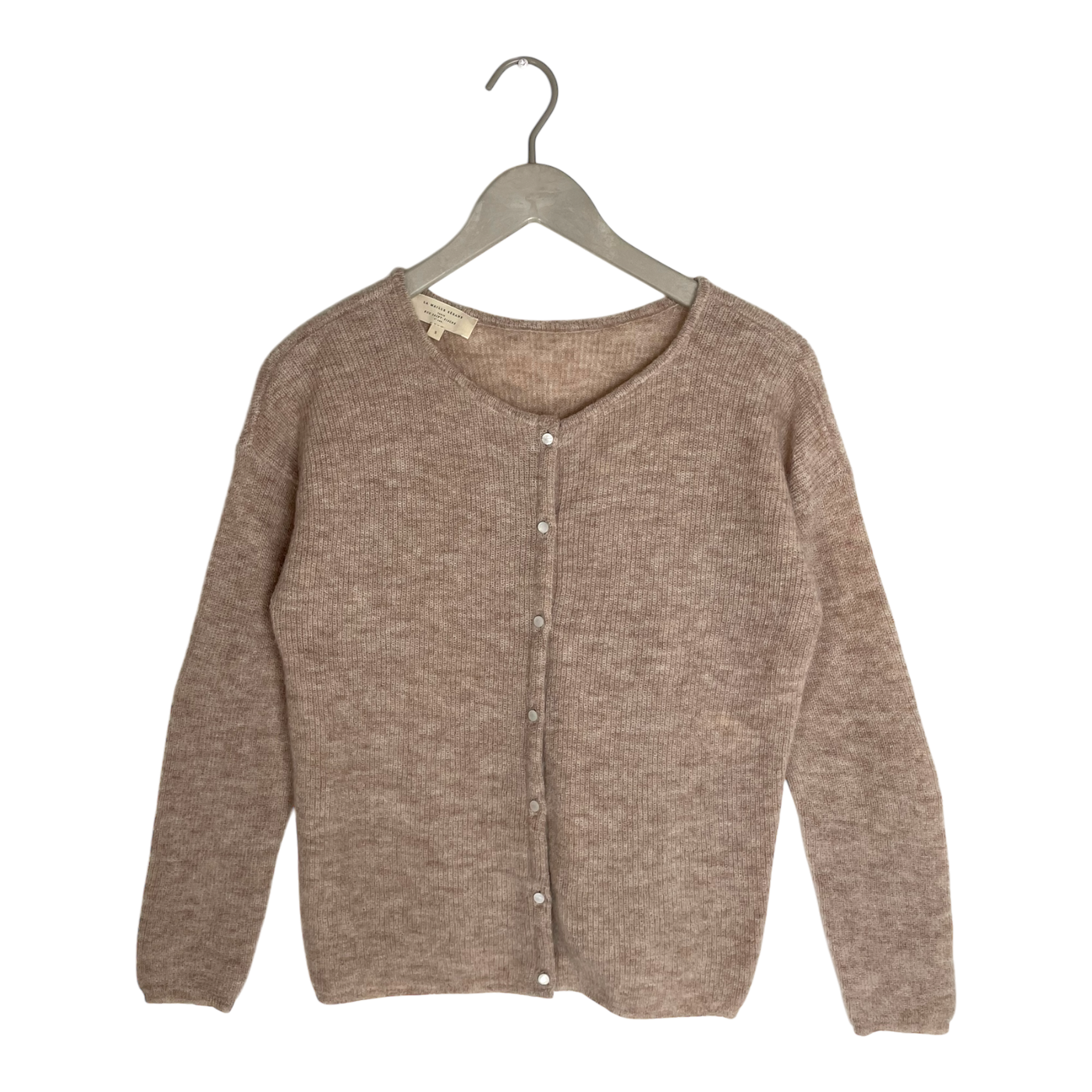 Sézane alpaca mix cardigan, wheat | woman S