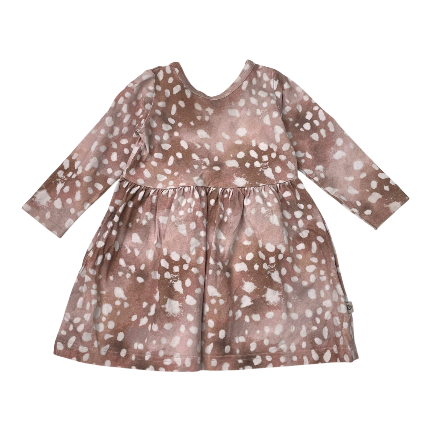 Kaiko dress, copper bambi | 74/80cm