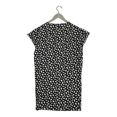 Marimekko square dress, asymmetrical polkadots | woman XS