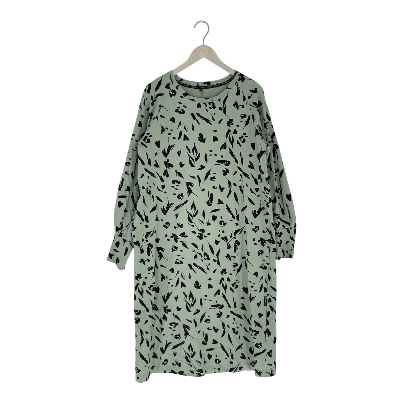 Ommellinen tricot dress, sage green | woman XL