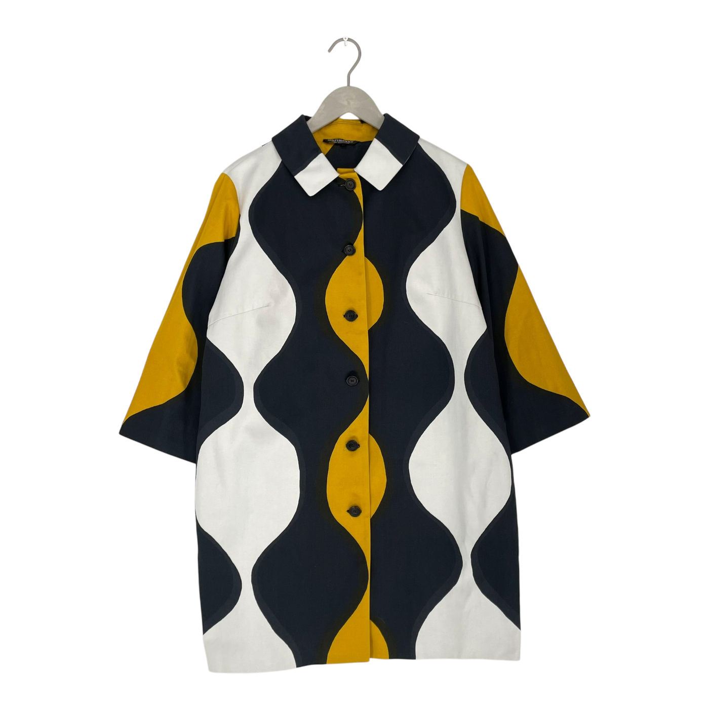 Marimekko vintage trench coat, multicolor | woman 44