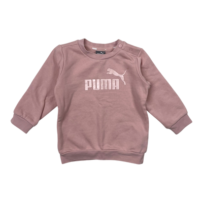 Puma sweatshirt, light pink | 74cm