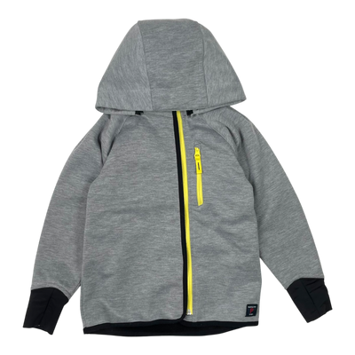 Polarn O. Pyret windfleece jacket, grey | 116cm