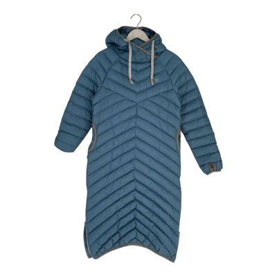 Varg sarek long down anorak, blue | woman S