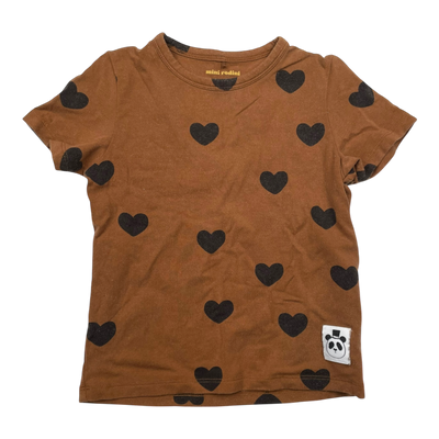 Mini Rodini t-shirt, hearts | 92cm/98cm