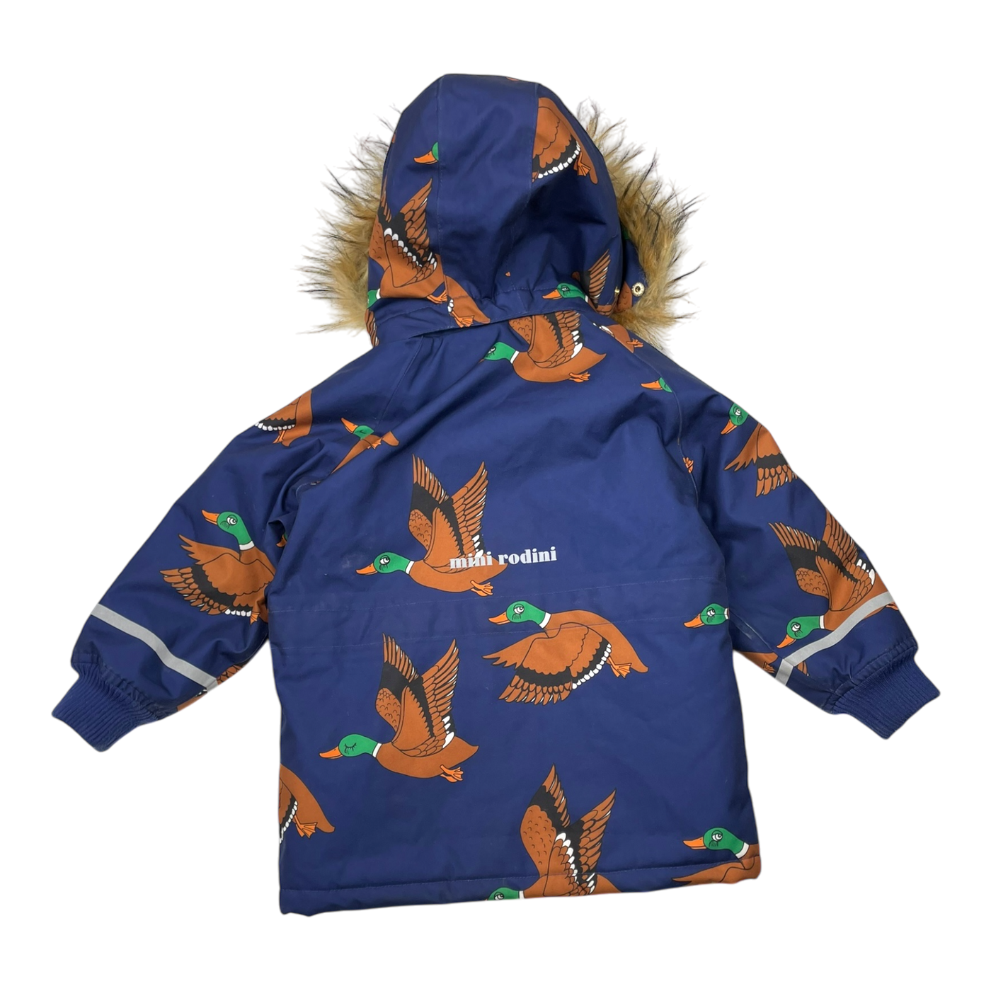 Mini Rodini K2 winter parka, birds | 92/98cm