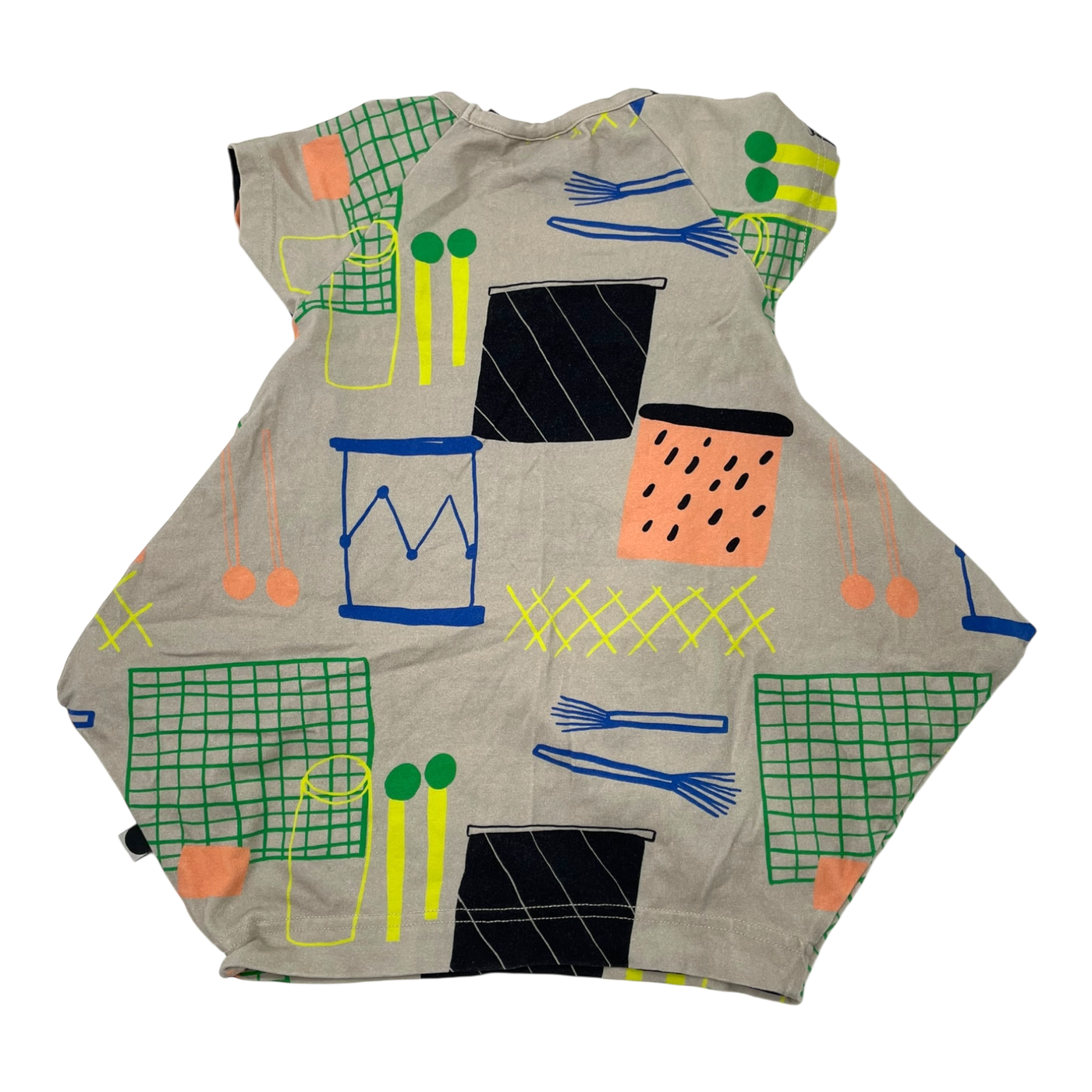 Papu T-Shirt Kanto Kleid, Figuren | 74/80 cm