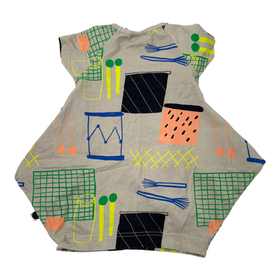 Papu T-Shirt Kanto Kleid, Figuren | 74/80 cm