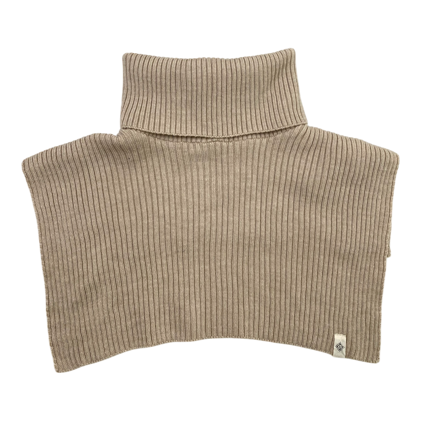 Kaiko merino rib neck warmer, wheat | onesize