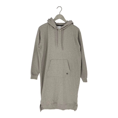 Globe Hope hoodie dress, grey tan melange | woman S