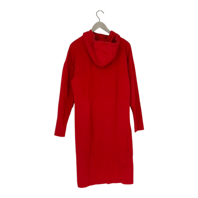 Ommellinen hoodie dress, red | woman M