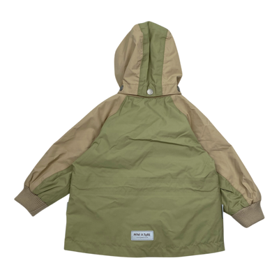 Mini A Ture matwally spring jacket, tea green | 74cm