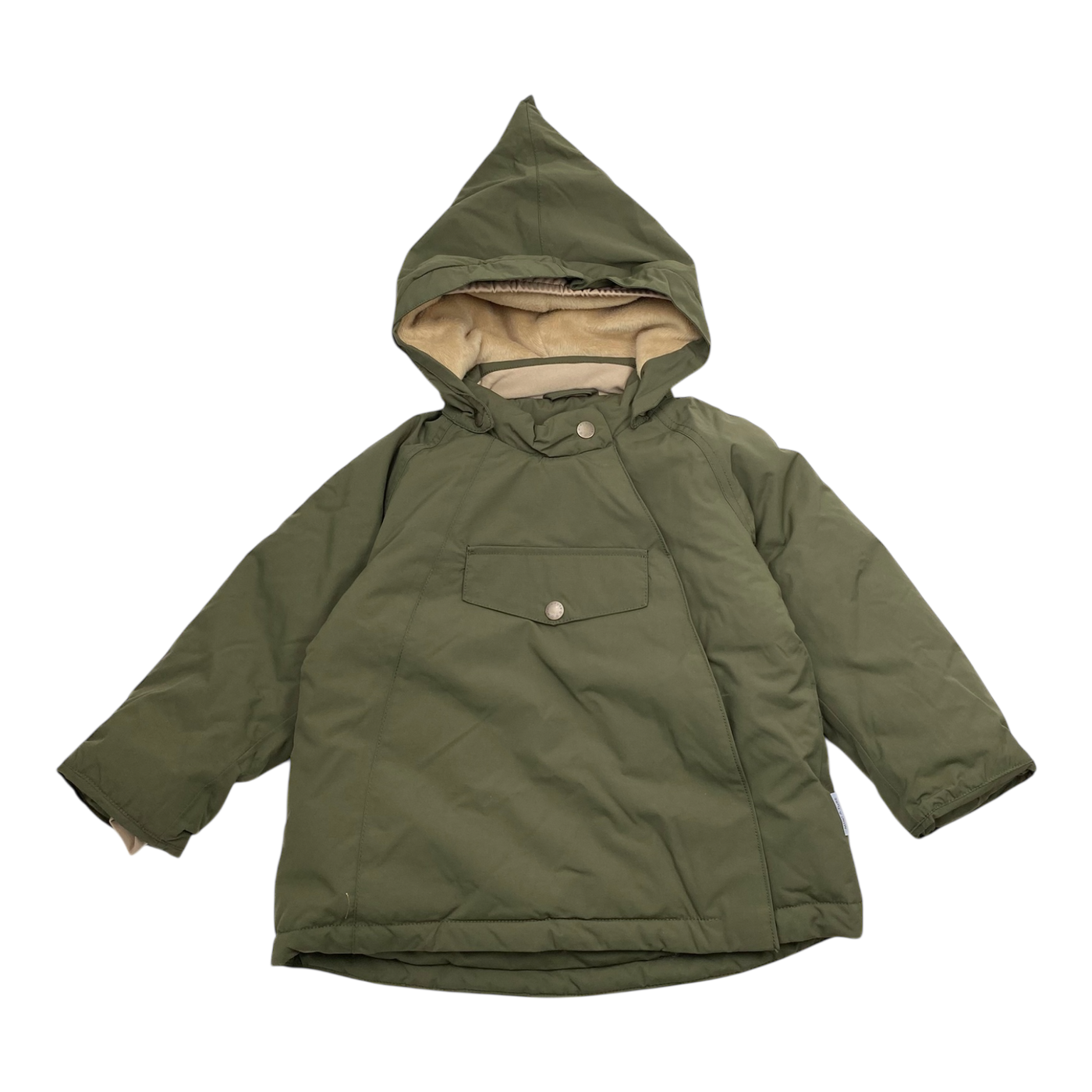 Mini A Ture matwang fleece lined winter anorak, forest green | 98cm