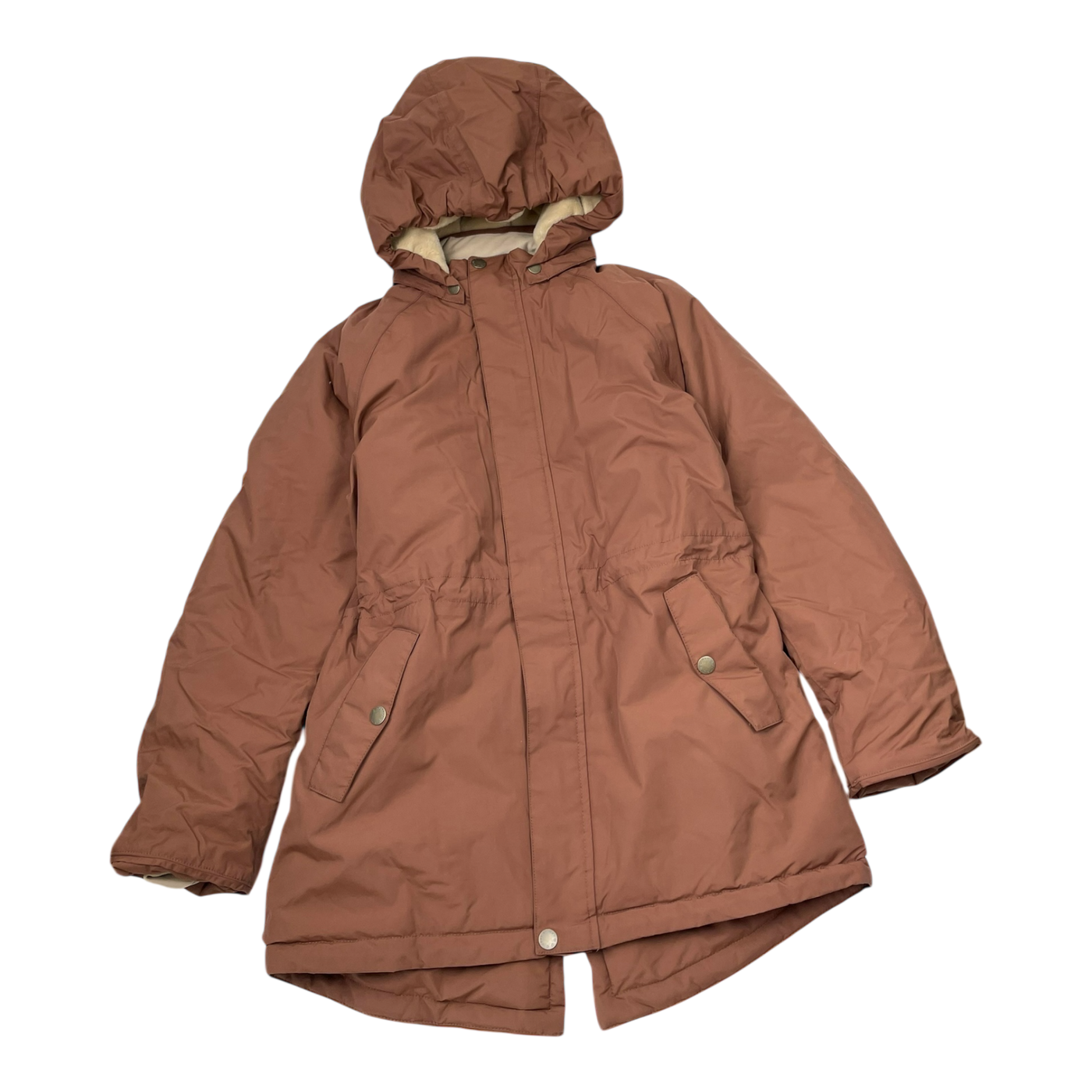 Mini A Ture matvikania fleece lined winter jacket, brown sugar | 164cm