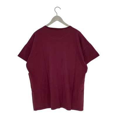 Riva Clothing t-shirt, wine | woman 2XL