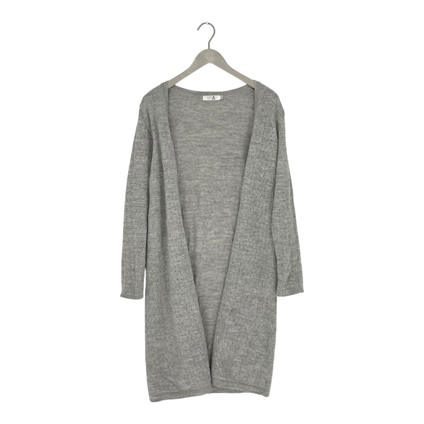 Alpa alpaca cardigan, grey | woman M