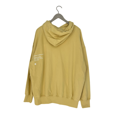 Embassy of Bricks and Logs hoodie, yellow | unisex L
