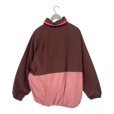Embassy of Bricks and Logs dhola rain jacket, purple/pink | unisex L