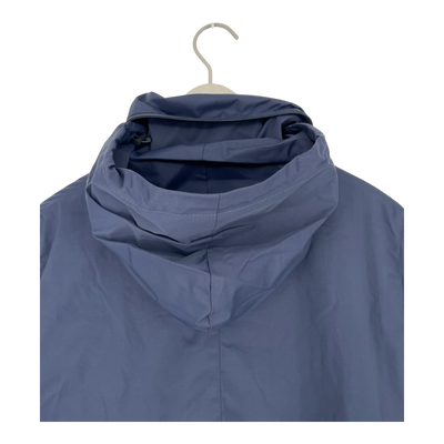 Embassy of Bricks and Logs montreux rain jacket, blue | woman S
