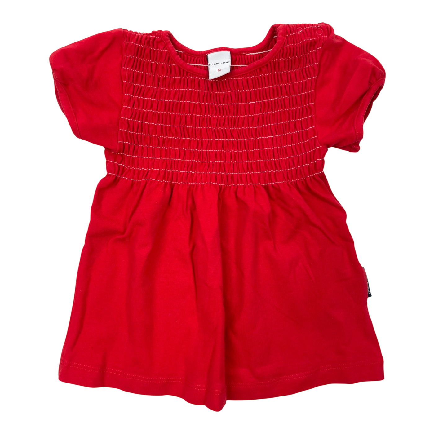 Polarn O. Pyret dress, red | 86cm