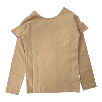 Gugguu frill shirt, sugar cookie | 104cm