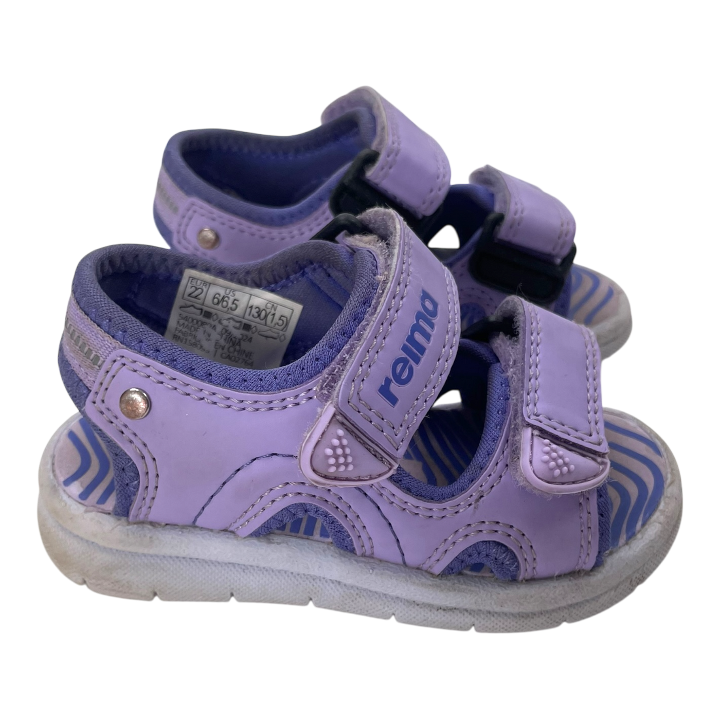 Reima bungee sandals, lilac | 22