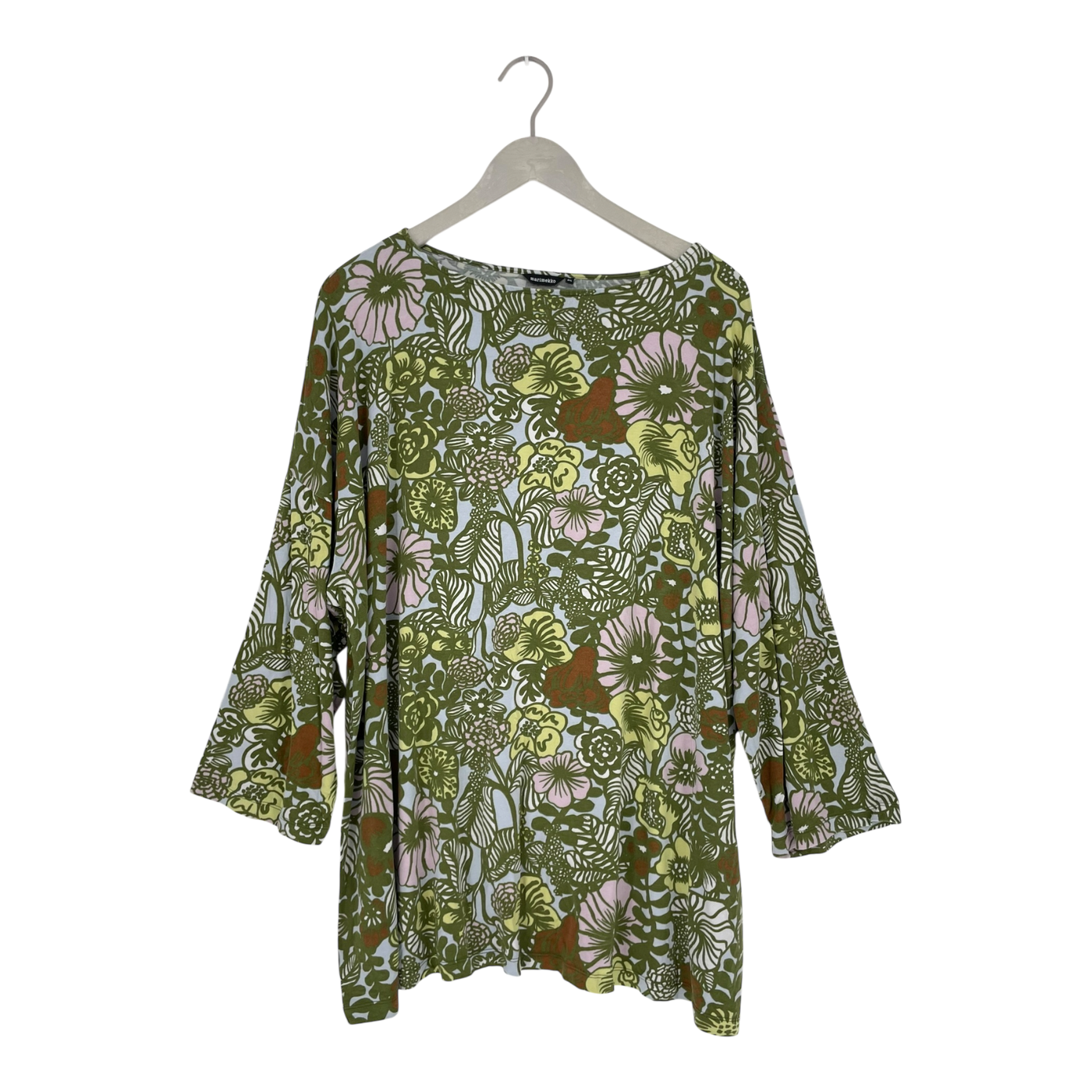 Marimekko tricot shirt, rodoliitti auringon alla | woman 2XL
