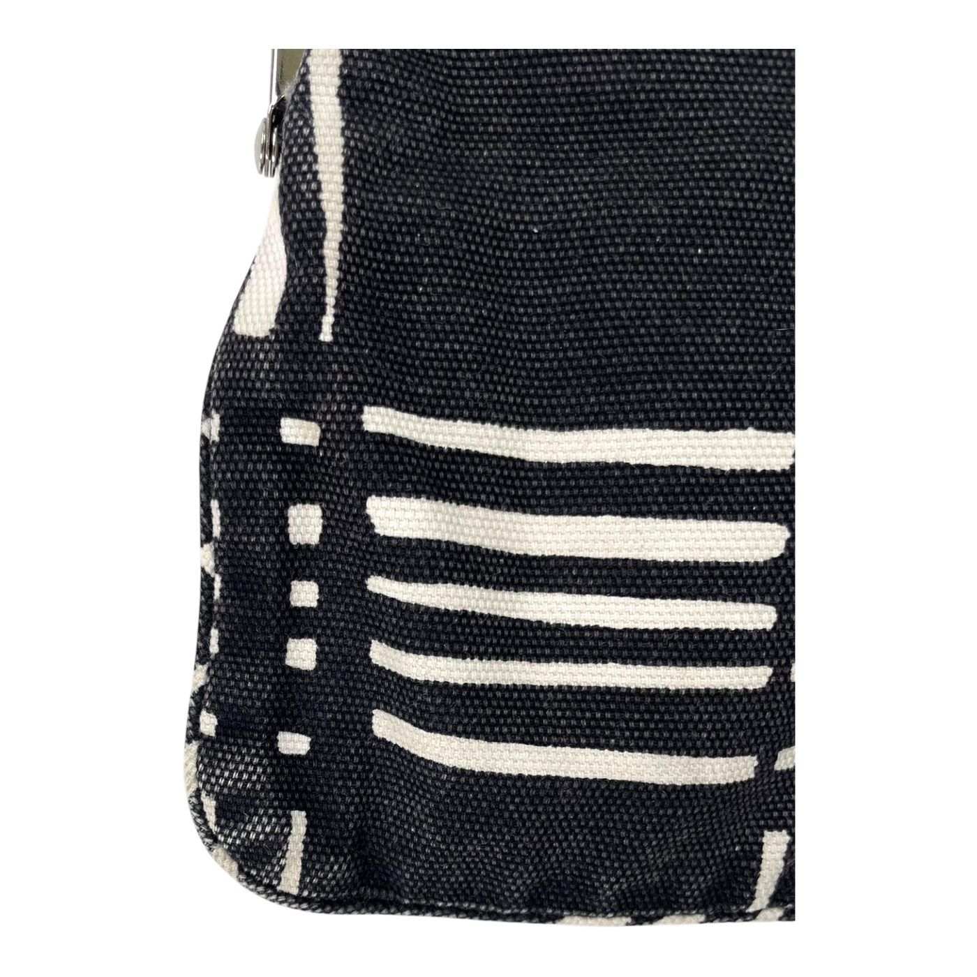 Marimekko clasp crossbody bag, black/white | onesize